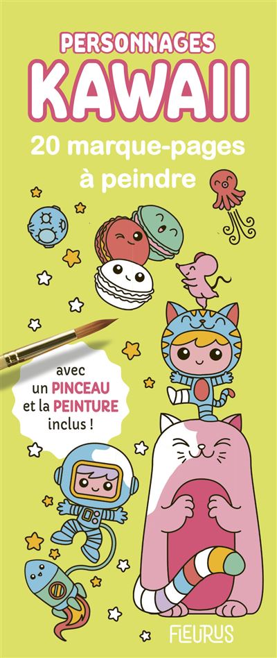 Marque-pages à peindre   Personnages kawaii - Mayumi Jezewski - broché