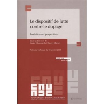 Le dispositif de lutte contre le dopage