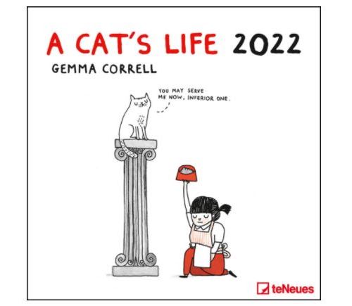 A CAT'S LIFE 2022 30 X 30CM GRID CALENDAR