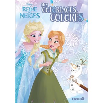 Disney La Reine des Neiges Mes coloriages colorés