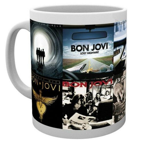 Bon Jovi Albums Mugs 3D