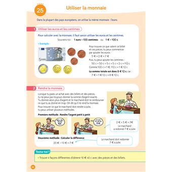 De l'école à la maison Maths CE2  - Ed. 2021 Mon livret de Maths CE2