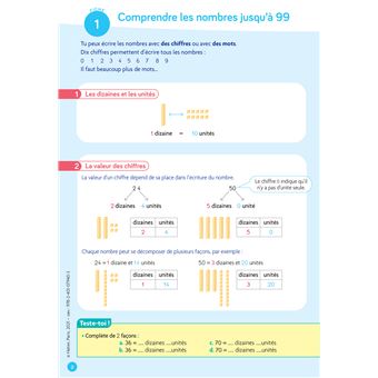 De l'école à la maison Maths CE2  - Ed. 2021 Mon livret de Maths CE2