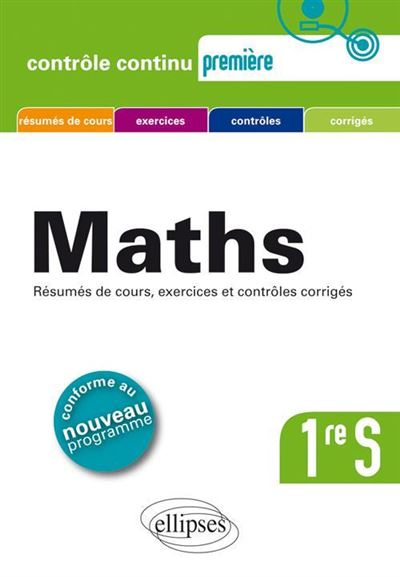 Mathématiques 1ère S contrôle continu