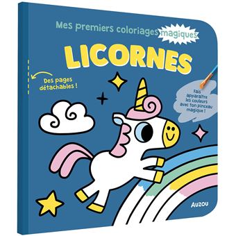 Mes premiers coloriages - licornes