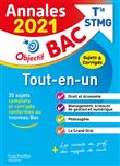 Annales Bac 2021 Tout-En-Un Bac STMG (CONTRÔLE CONTINU + ENSEIGNEMENT DE SPECIALITE)