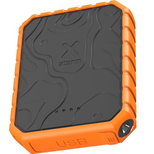 xtorm XR201 - Xtreme Series - banque d alimentation - robuste - 10400 mAh - 38.5 Wh - 20 Watt - 2.4 A - PD, QC 3.0 - 3 connecteurs de sortie (24 pin USB-C, 4 pin USB Type A (QC 3.0)) - sur le câble : USB-C