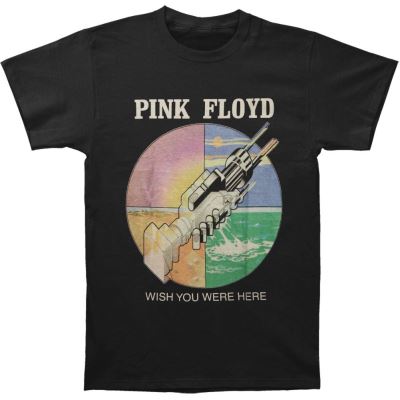 Wish you were circle icons/black/men/l/tee shirt