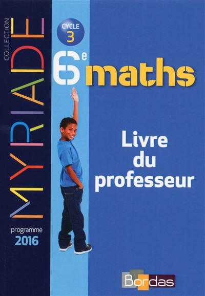 Myriade Mathématiques 6ème