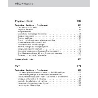 Prêt(e) pour le bac S toutes les matières