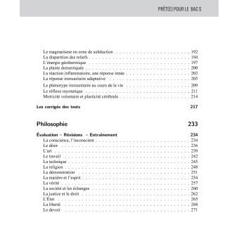 Prêt(e) pour le bac S toutes les matières