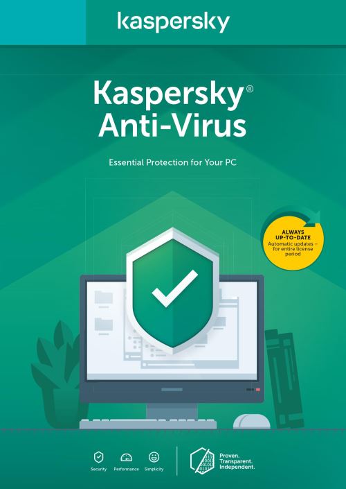 Kaspersky Anti-Virus 2020 FR/NL 1 Gebr. 1 Jaar