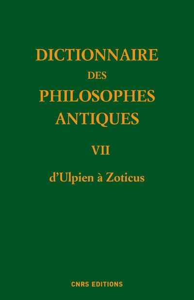 Dictionnaire des philosophes antiques VII by Richard Goulet Hardcover | Indigo Chapters