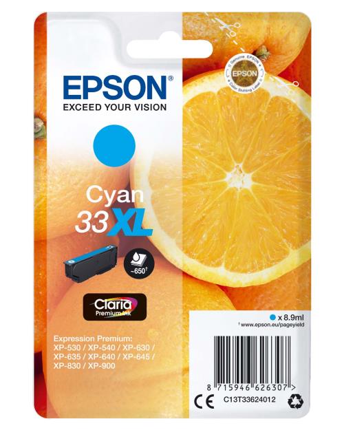 Cartouche d'encre Epson Orange cyan XL