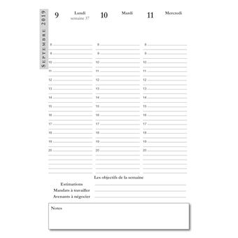 Agenda du Mandataire en Immobilier 2019 - 2020 IAD
