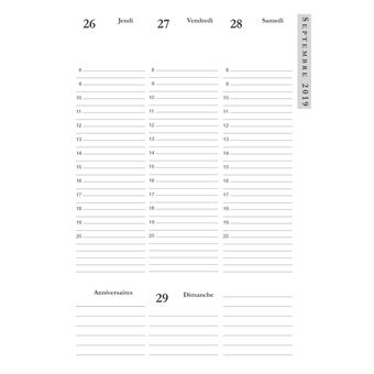 Agenda du Mandataire en Immobilier 2019 - 2020 IAD