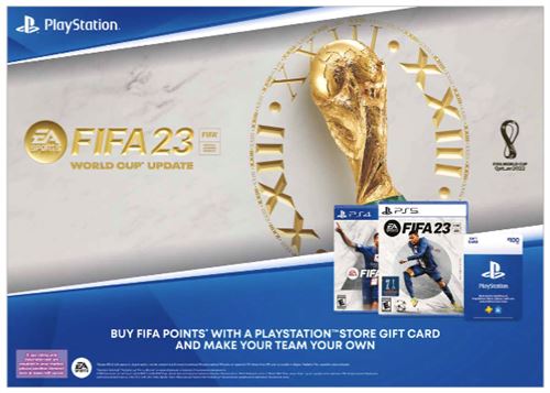 FIFA23 : réécrivez la Coupe du Monde avec le célèbre jeu de foot pour PS4  en promotion !