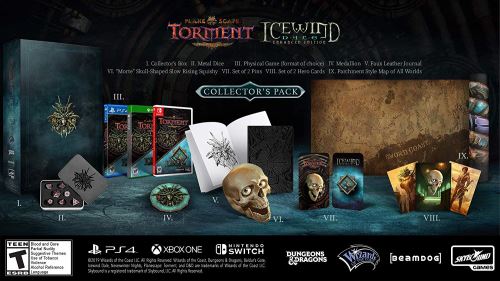 Pochette avant du jeu Planescape Torment + Icewind Dale Enhanced Edition Collector PS4