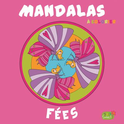 Mandalas à colorier : Fées