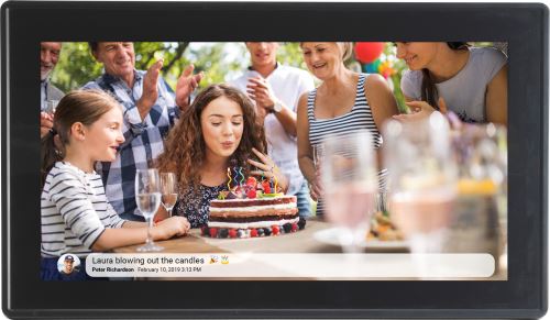 Denver PFF-1011 Digitaal Verbonden Wi-Fi Fotokader 15 Zwart