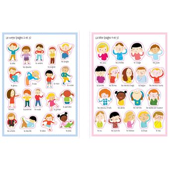 Mon corps - Premiers autocollants