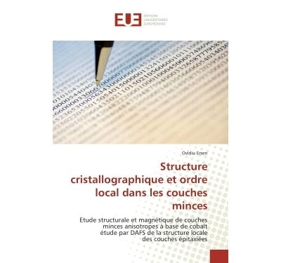 Structure cristallographique et ordre local dans les couches