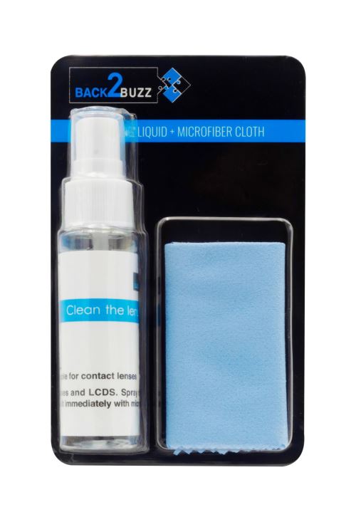 B2B Cleaning Kit for Contact Lenses 60ml + Microfiber Cloth