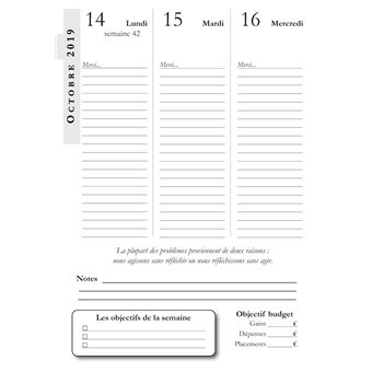 Agenda 2019 2020 du Professionnel en Marketing du Réseau