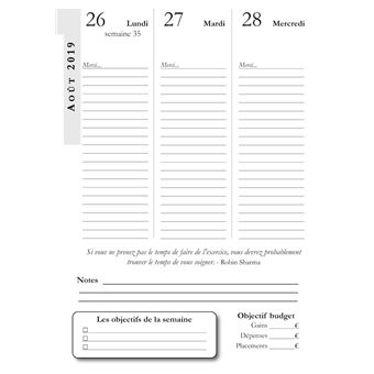 Agenda 2019 2020 du Professionnel en Marketing du Réseau