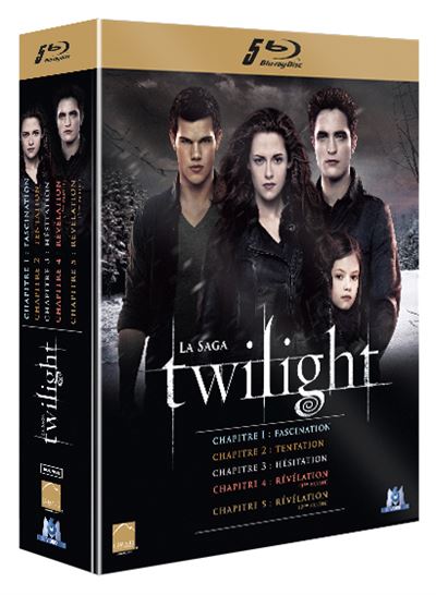 Coffret Twilight 5 Films Blu-ray