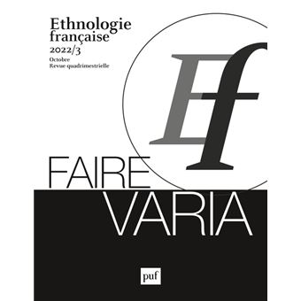 Ethnologie francaise 2022-3