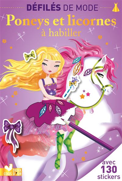 Poneys et Licornes à habiller - Anna Ziliz - broché