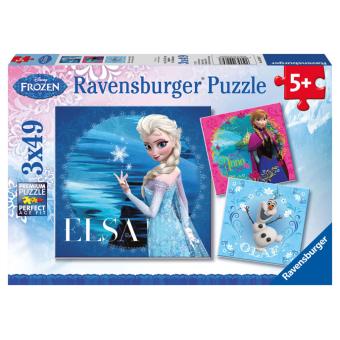 4 puzzles La Reine des Neiges pour enfant 3 ans