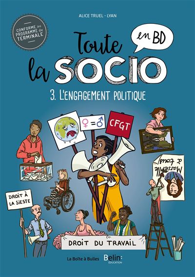 Toute la socio en BD T3 : L'engagement politique - Alice Truel - broché