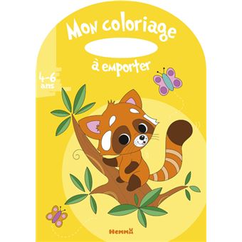Mon coloriage à emporter (Chat et souris) - Album à colorier pour enfants  avec poignée – De 2 à 4 ans, Marie-Anne Didierjean