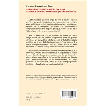 Perversion du jeu démocratique par les méga-groupements politiques en RD Congo