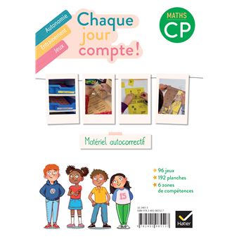Chaque jour compte - Maths CP Ed. 2022 - Les ateliers  : jeux autocorrectifs