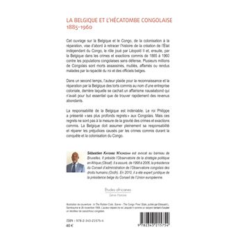 La Belgique et l'hécatombe congolaise 1885-1960