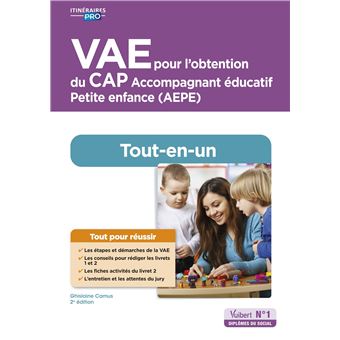 VAE pour l'obtention du CAP Accompagnant éducatif Petite enfance - AEPE