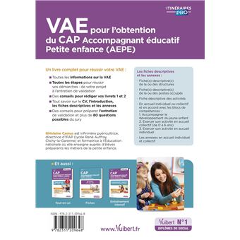 VAE pour l'obtention du CAP Accompagnant éducatif Petite enfance - AEPE
