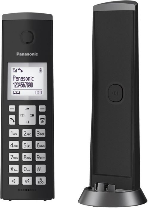 Panasonic Téléphone sans fil Design KX-TGK210 Noir
