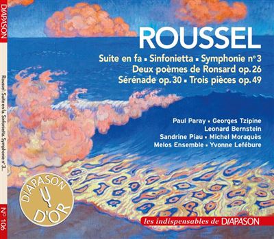 Suite en fa/sinfonietta/symphonie n 3/deux poemes/serenade