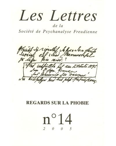 Les  lettres de la spf n 14  2005 . LA PHOBIE -  Collectif - broché