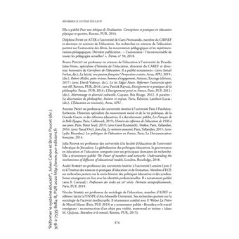 Réformer le système éducatif