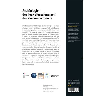 Archéologie des lieux d'enseignement dans le monde romain