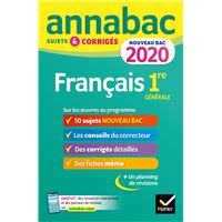 Annales Annabac 2020 Français 1re générale