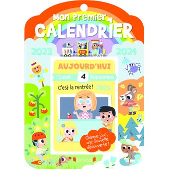 Mon premier calendrier 2023-2024