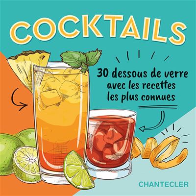 Cocktails (30 dessous de verre)