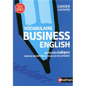 Vocabulaire d'anglais business - 2020
