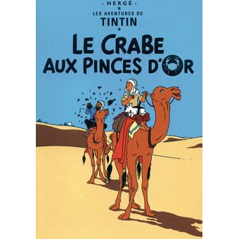 Figurine Tintin en Trench-Coat - Le crabe aux pinces d’or